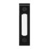 Globe Electric Heath Zenith Metal Wired Lighted Push Doorbell Button Black