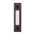 Globe Electric Heath Zenith Metal Wired Lighted Push Doorbell Button Oil Rubbed Bronze