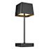 Globe Electric 12" Tall LED Buffet Outdoor Lamp Matte Black