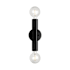 Globe Electric Noah 2 Light 5" Tall Bathroom Sconce Matte