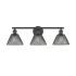 Golden Lighting Carver 3 Light 28" Wide Bathroom Vanity Light Black