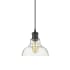 Golden Lighting Carver 8" Wide Mini Pendant Black