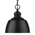 Golden Lighting Holmes 9" Wide Mini Pendant Matte Black