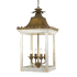 Golden Lighting Finley 4 Light 16" Wide Taper Candle Pendant Burnished Chestnut