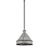 Golden Lighting Jasper 10" Wide Mini Pendant Antique Black Iron / Galvanized Steel