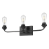 Golden Lighting Ormond 3 Light 24" Wide Bathroom Vanity Light Matte Black