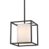 Golden Lighting Manhattan 9" Wide Mini Pendant Matte Black