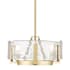 Golden Lighting Aenon 3 Light 17" Wide Drum Chandelier Brushed Champagne Bronze
