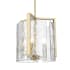 Golden Lighting Aenon 3 Light 13" Wide Taper Candle Pendant Brushed Champagne Bronze