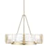 Golden Lighting Aenon 6 Light 28" Wide Drum Chandelier Brushed Champagne Bronze