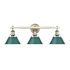 Aged Brass / Pine Green Shades