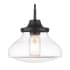 Golden Lighting Nash 8" Wide Mini Pendant Matte Black