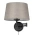 Golden Lighting Eleanor 13" Tall Hardwired or Plug-In Wall Sconce Matte Black
