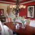 6 Light Chandelier Golden Bronze Finish Room View
