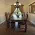 6 Light Up Lighting Chandelier Fired Bronze Finish Room View