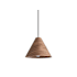 Golden Lighting Conique 10" Wide Mini Pendant Dark Walnut