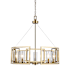 Golden Lighting Marco 5 Light 25" Wide Taper Candle Style Chandelier Brushed Champagne Bronze