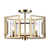 Golden Lighting Marco 4 Light 16" Wide Semi-Flush Ceiling Fixture Brushed Champagne Bronze