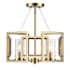 Golden Lighting Marco 4 Light 16" Wide Semi-Flush Ceiling Fixture Brushed Champagne Bronze