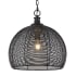 Golden Lighting Calypso 16" Wide Pendant Matte Black