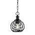 Golden Lighting Calypso 8" Wide Mini Pendant Matte Black