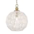 Golden Lighting Florence 14" Wide Pendant Brushed Champagne Bronze / Bleached White Raphia