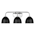 Golden Lighting Zoey 3 Light 7" Wide Vanity Light Chrome