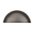 Grandeur Soleil 3" Center to Center Traditional Cup Solid Brass Cabinet Handle / Cup Drawer Pull Antique Pewter
