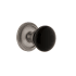 Grandeur Circulaire Solid Brass Rose Dummy Door Knob Set with Coventry Knob Antique Pewter