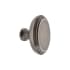 Grandeur Anneau 1-3/4" Solid Brass Classic Flat Oval Cabinet Knob Antique Pewter