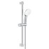 Grohe Tempesta Shower System with Hand Shower, Slide Bar, and Hose Starlight Chrome
