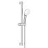 Grohe Tempesta Shower System with Hand Shower, Slide Bar, and Hose Starlight Chrome