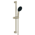 Grohe Tempesta Shower System with Hand Shower, Slide Bar, and Hose Brushed Nickel
