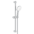 Grohe Tempesta Shower System with Hand Shower, Slide Bar, and Hose Starlight Chrome
