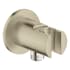 Grohe Tempesta Wall Supply Elbow with Hand Shower Holder Brushed Nickel