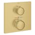 Grohe Allure New Thermostatic Valve Trim Only with Dual Knob Handles - Less Rough In Brushed Cool Sunrise