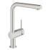 Grohe Minta Pull-Out Spray Kitchen Faucet Super Steel