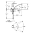 Grohe-31 321-Dimensional Drawing