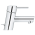 Grohe-34 702-Side view of low profile bathroom faucet
