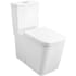 Grohe Eurocube 1 / 1.28 GPF Dual Flush Two Piece Elongated Chair Height Toilet with Push Button Flush - Seat Included Alpine White