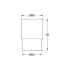 Grohe-40 372 1-Dimensional Drawing