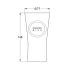 Grohe-40 437-Dimensional Drawing