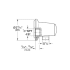 Grohe-GSS-Authentic-CTH-08-Wall Supply Dimensional Drawing