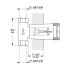 Grohe-GSS-Europlus-CTH-08-Volume Control Valve Dimensional Drawing