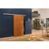 Hafele Sliding Door Hardware Wood Top Hung System Silver