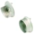 Hafele Synergy Closet Rod Supports for 1-5/16 Inch Diameter Closet Rod - Pair Matte Aluminum
