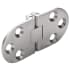 Hafele Self-Supporting Sewing Machine Table Flap Hinge with 180 Degree Opening Angle Nickel-Plated, Polished