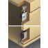 Hafele HAWA Aperto Track Set for 1 Door in 13.75-Foot Wide Cabinet with Straight Track and Guide Channel N/A