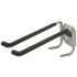 Hafele Quad Tool Hook for Omni Track Organizational System Aluminum / Black