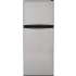 Haier 24 Inch Wide 9.8 Cu. Ft. Top Freezer Refrigerator with LED Interior Lighting Stainless Steel